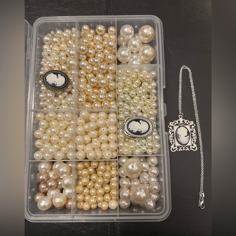 Craft Beads, GRANDMA’S PEARLS - MODERNIZED, Jewelry Supplies, loose bulk beads